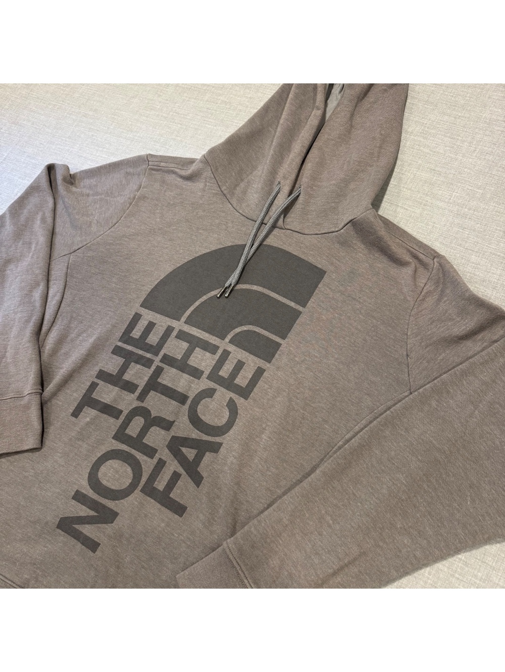 The North Face women's gray pullover hoodie